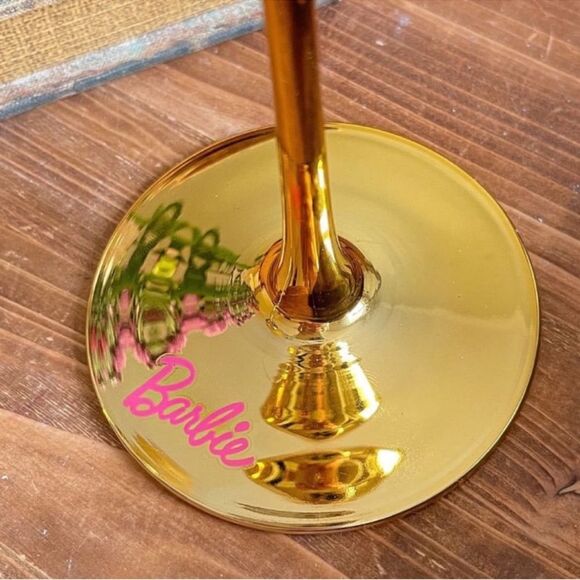 BARBIE DREAMHOUSE GOLD WINE GLASSES - Picture 4 of 11